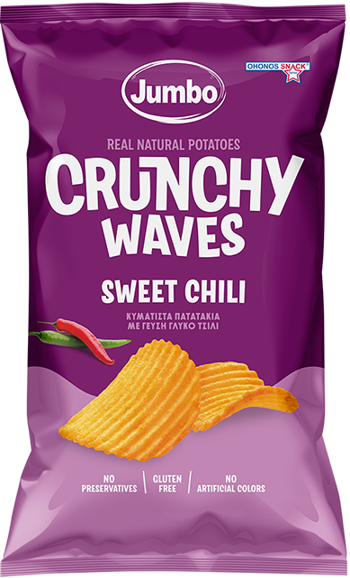 Crunchy waves chips Sweet Chili